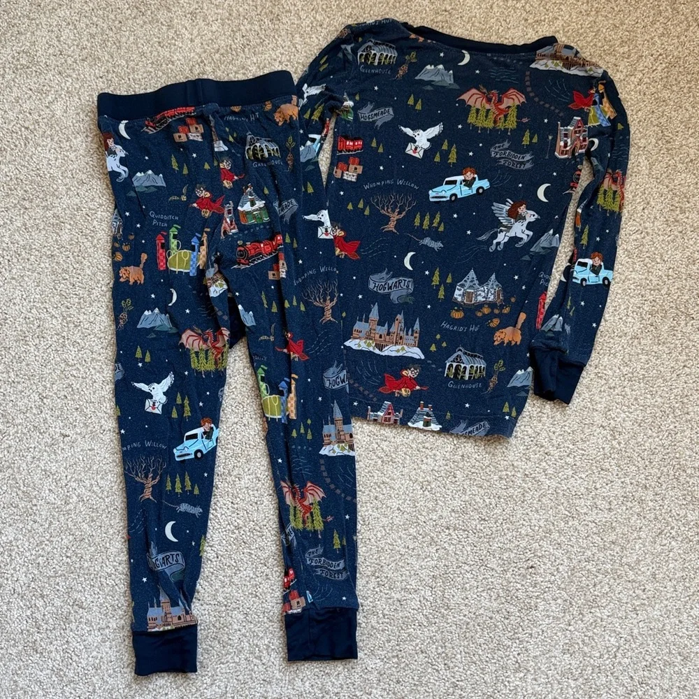 Little Sleepies Harry Potter™ Evening at Hogwarts™ Two-Piece Pajama Set - Picture 7 of 8